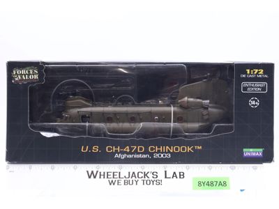 U.S. CH-47D Chinook Afghanistan, 2003 Forces of Valor Die Cast Unimax NEW SEALED