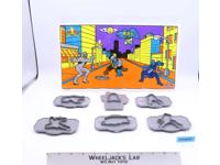 Play Doh Mat & 6 Cookie Cutter Molds Mighty Morphin Power Rangers 1994 Saban