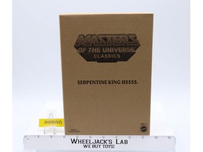 Serpentine King Hsss w/ Mailer MOSC NEW He-Man Classics MOTUC 2015 Mattel Action