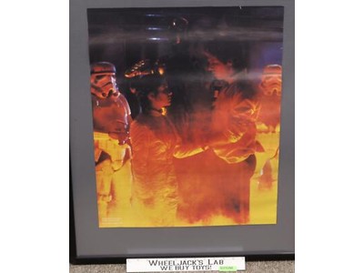 Han Solo Princess Leia Poster #1 Star Wars Empire Strikes Back 1980 18.5 X 23"