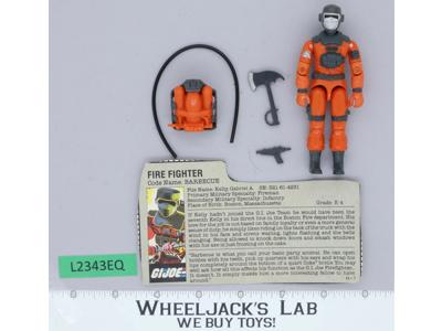 Barbecue V1 100% Complete G.I. Joe 1985 Hasbro Vintage Action Figure