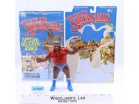 S.D. Jones 1985 1986 WWF LJN Titan Sports 8" Wrestling w/ Cardback Poster RED