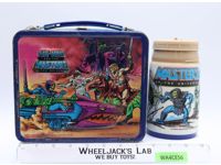 He-Man Masters of the Universe MOTU Aladdin 1983 Lunch Box W/ Thermos Mug