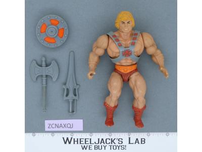 He-Man 100% Complete He-Man Masters of the Universe MOTU 1982 Mattel Vintage