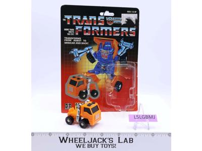 Huffer 100% Complete W/CARDBACK & BUBBLE G1 Transformers Vintage Figures
