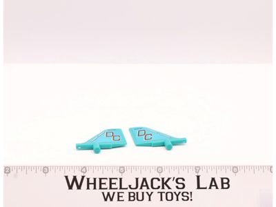 G2 Ramjet Small Wing Rudder Fin PAIR STICKERED Vintage Transformers Accessory