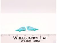 G2 Ramjet Small Wing Rudder Fin PAIR STICKERED Vintage Transformers Accessory