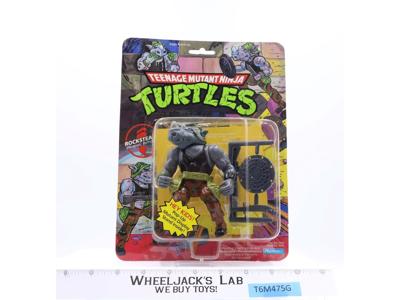 Rocksteady POP-UP DISPLAY Teenage Mutant Ninja Turtles TMNT 1988 Playmates MOSC