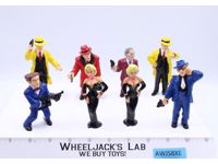 Lot of 8 Dick Tracy 1990 Applause Disney Vintage PVC Action Figures