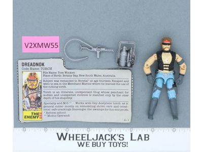 Torch V1 100% Complete G.I. Joe 1985 Hasbro Vintage Action Figure