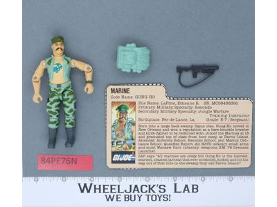 Gung-Ho V1 100% Complete G.I. Joe 1983 Hasbro Vintage Action Figure