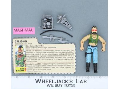 Ripper V1 100% Complete G.I. Joe 1985 Hasbro Vintage Action Figure