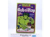 The Incredible Hulk Rub n' Play Magic Transfer Set Colorforms 1979 Marvel Comics