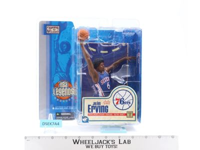 Julius Erving Philadelphia 76ers 1976-1987 NBA Legends 2005 McFarlane NEW SEALED