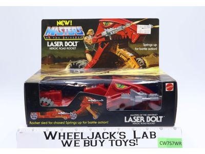 Laser Bolt Masters of the Universe He-Man MOTU 1985 Mattel NEW SEALED MISB