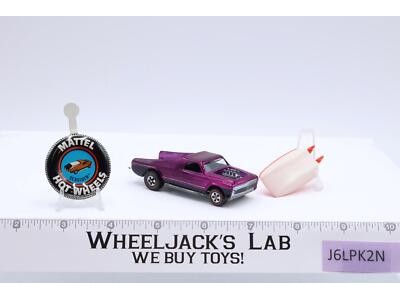 Seasider Pink Magenta 1970 Redline Hot Wheels Mattel Vintage RL w/ Boat Orange