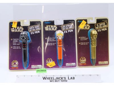 Lot of 3 Star Wars FX Pens 1997 Tiger Electronics NEW SEALED