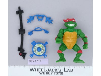 Breakfightin' Raphael 100% Complete WORKS TMNT 1989 Playmates  Action Figure