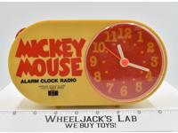 Mickey Mouse Walt Disney 1970's Concept 2000 Alarm Clock Radio