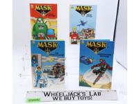 Lot of 4 MASK M.A.S.K. Kenner Little Owl Picture Books 1986 World Int Publishing