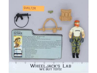 Outback V1 100% Complete G.I. Joe 1987 Hasbro Vintage Action Figure