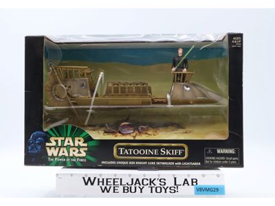 Tatooine Skiff W/ Luke Skywalker Star Wars POTF 1999 Hasbro Vehicle NEW SEALED