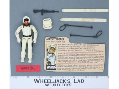 Snow Job V1 100% Complete G.I. Joe 1983 Hasbro Vintage Action Figure