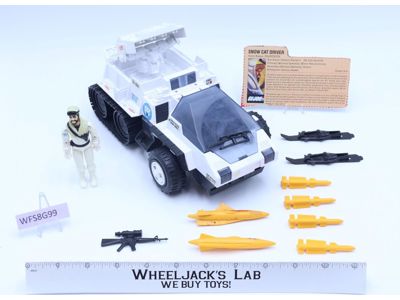 Snow Cat W/ Frostbite 100% Complete G.I. Joe 1985 Hasbro Vintage Action Figure