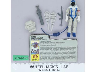 Snow Serpent V1 100% Complete G.I. Joe 1985 Hasbro Vintage Action Figure