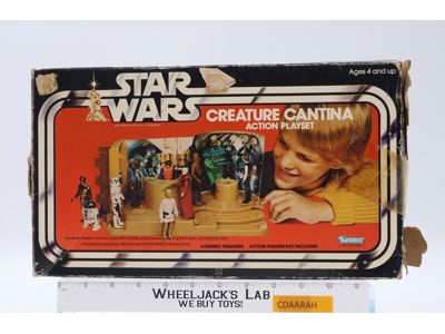 Creature Cantina Star Wars 1978 Vintage Kenner Action Figure Playset