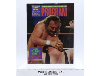 WWF Program Vol. 160 Jake "The Snake" Roberts Magazine Catalog Vintage 1988