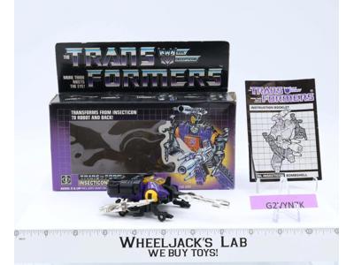 Bombshell w/Box 100% Complete 1985 Vintage Hasbro G1 Transformers Action Figure