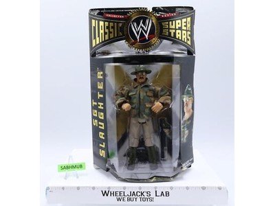 Sgt Slaughter Classic Super Stars 2004 WWE Jakks Pacific NEW SEALEED