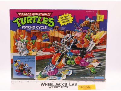 Psycho Cycle 100% Complete W/Box Teenage Mutant Ninja Turtle 1988 Playmates