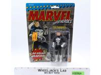 The Punisher Cap Firing Weapons Marvel Comics Super Heroes 1990 Toybiz NEW MOSC
