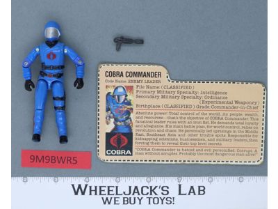 Cobra Commander V1.5 100% Complete G.I. Joe 1983 Hasbro Vintage Action Figure