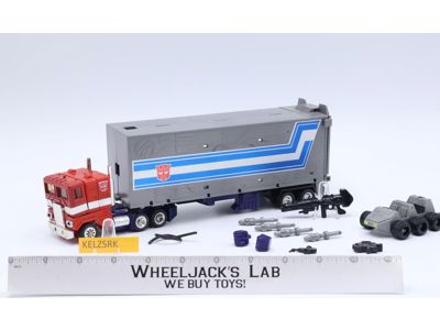 Optimus Prime GRAY BLOATED 100% Complete 1984 G1 Transformers Hasbro Vintage