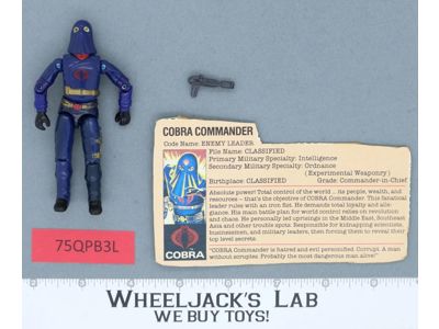 Cobra Commander V2 MAIL AWAY 100% Complete G.I. Joe 1984 Hasbro Vintage Figure