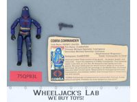 Cobra Commander V2 MAIL AWAY 100% Complete G.I. Joe 1984 Hasbro Vintage Figure