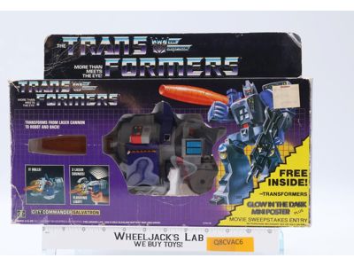 Galvatron W/Box & Insert 100% Complete WORKS 1986 Vintage G1 Transformers Figure