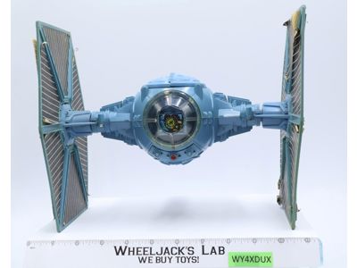 Battle Damaged Imperial Tie Fighter WORKS Complete Star Wars 1978 Kenner Vehicle