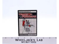 Ultra Magnus Instruction Booklet Manual 1986 G1 Transformers Vintage