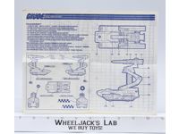 Pulverizer 1988 ORIGINAL Instructions / Blueprints G.I. Joe Hasbro
