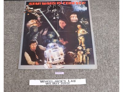 Star Wars is Forever 2 Sided Poster Star Wars ROTJ 1984 Kenner 18 x 24
