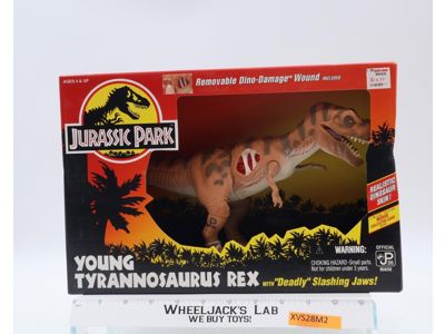 Young Tyrannosaurus Rex Dino Damage Jurassic Park 1993 Kenner NEW MIB