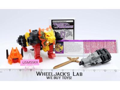 Razorclaw Predaking 100% Complete NEAR MINT 1986 Hasbro G1 Transformers Figure