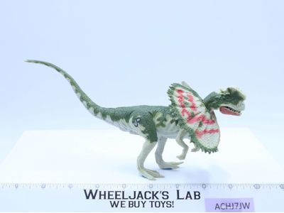 Dilophosaurus JP11 Jurassic Park 100% Complete 1993 Kenner Action Figure WORKS