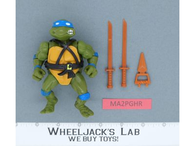 Leonardo HARD HEAD Teenage Mutant Ninja Turtles TMNT 1988 Playmates Vintage