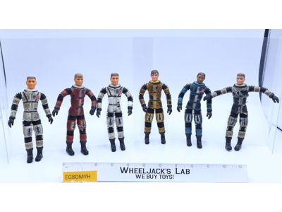 Lot of 6 Matt Mason Man in Space 1966 Mattel Vintage Action Figures