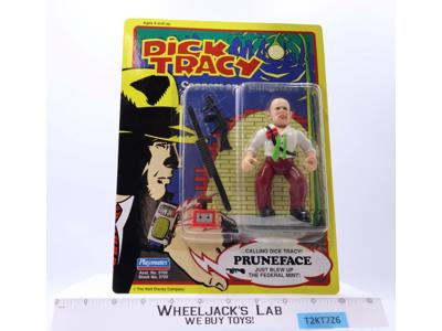 Prunceface Coppers & Gangsters Dick Tracy 1990 Playmates 5" Figure NEW SEALED